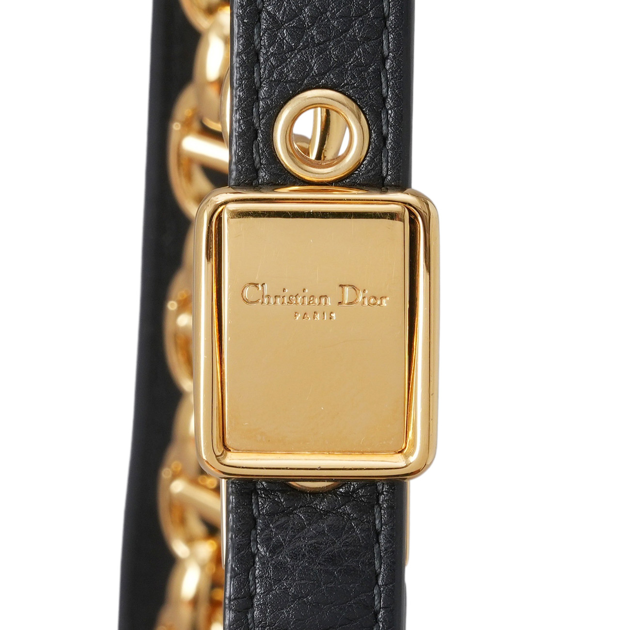 CHRISTIAN DIOR(USED)디올 카로 미듐 체인 숄더백
